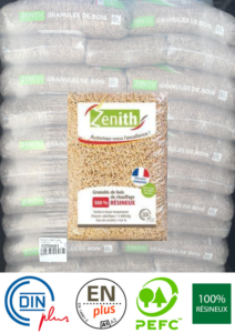 pallette piveteau zenith granulés pellets bois ancenis 44 49 72 sacs